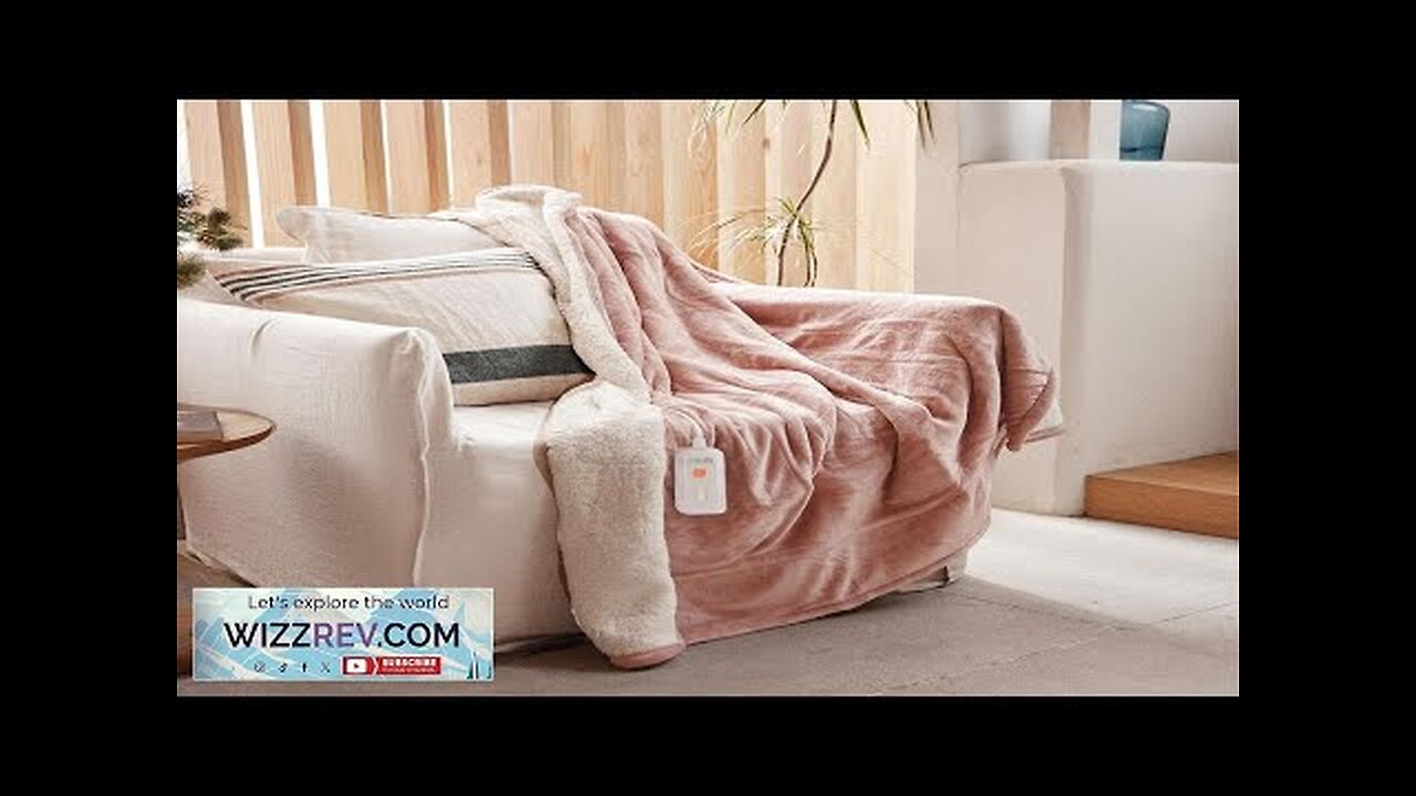 GOTCOZY Heated Blanket Electric Throw 50''X60''- Soft Silky Plush Electric Blanket Review