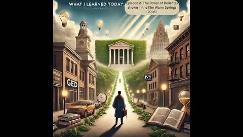 What I learned today- The power of belief in the film Warm Springs