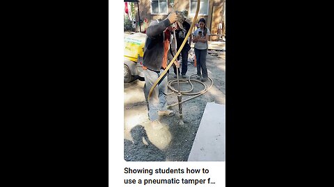 pneumatic temper and rammed earth