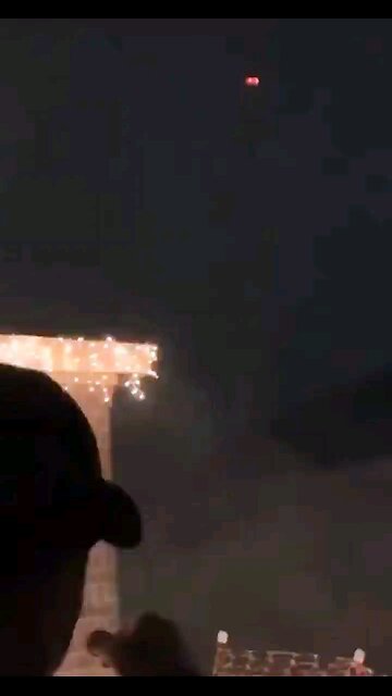 DRONE SHOT DOWN WITH FIREWORKS!