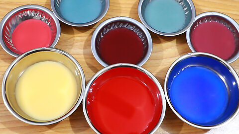Creating 9 Unique Colors from Primary Colors | Relaxing ASMR 🎨