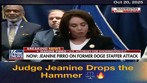 🚨 BREAKING: Judge Jeanine Pirro Drops the Hammer