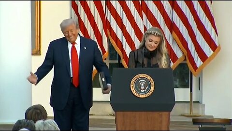 Trump's Hilarious Reaction When Erika Kirk Says Charlie DID Pray For His Enemies