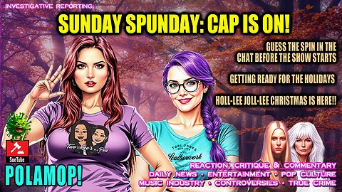 SUNDAY SPUNDAY: CAP IS ON!
