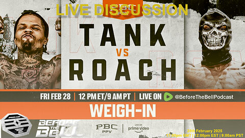 Gervonta Davis vs Lamont Roach: Weigh In | LIVE COMMENTARY