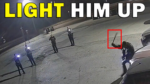 Officers Try Less Lethal On Machete-Wielding Man Before He Charges At Them - LEO Round Table S10E249