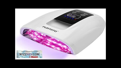 Professional Salon Rechargeable 90W UV LED Cordless Nail Lamp45 lamp Beads Long Review