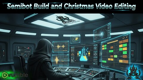 Building a SEMIBOT & 3D Modeling the New Logo | Music Video Production Live