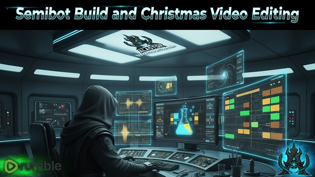 Building a SEMIBOT & 3D Modeling the New Logo | Music Video Production Live