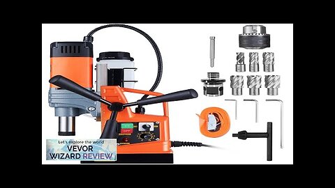 VEVOR Magnetic Drill 1400W 2922lbf/13000N Portable Mag Drill Press 810RPM Review