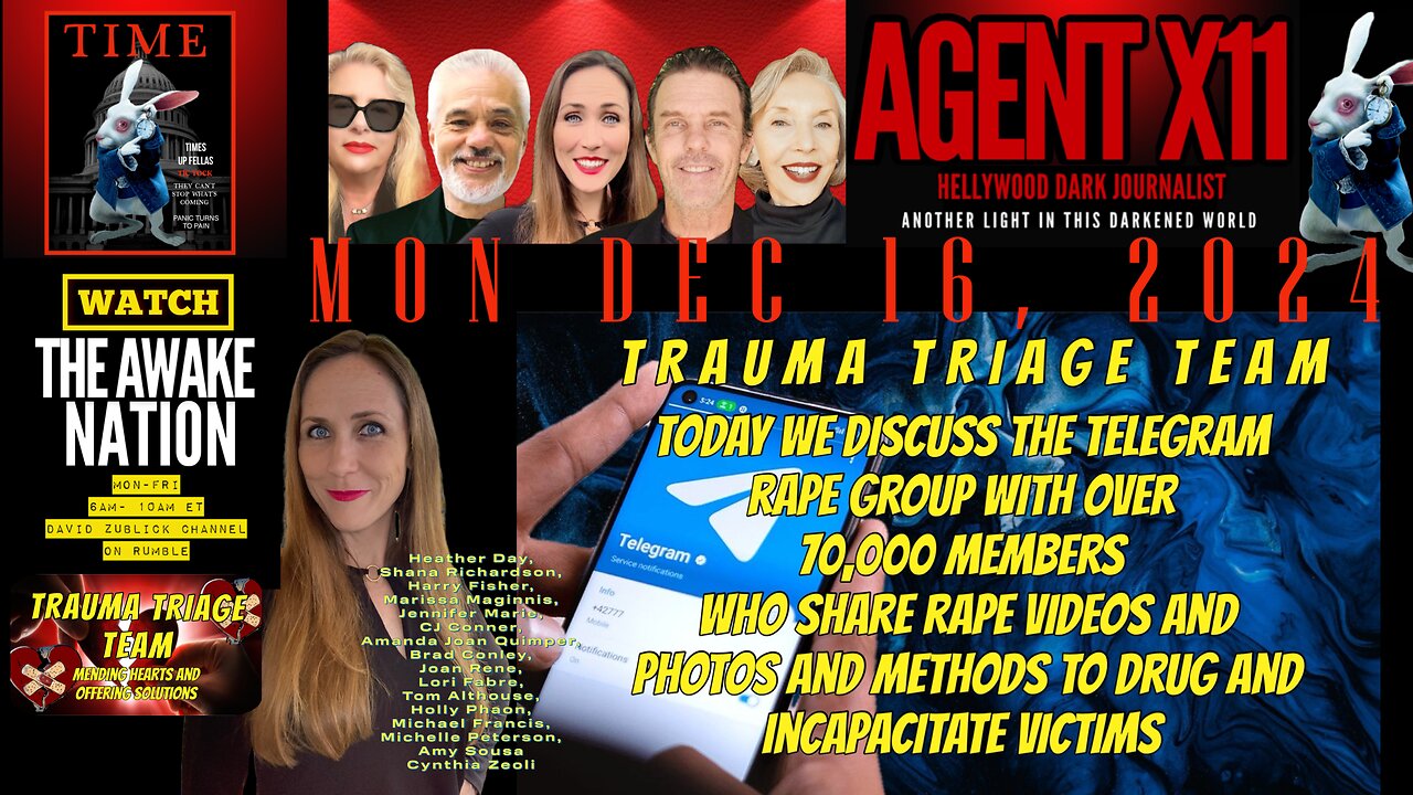 AGENT X11: TRAUMA TRIAGE TEAM: MON JAN 6, 2025