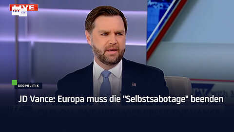 JD Vance: Europa muss die "Selbstsabotage" beenden