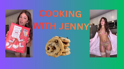 Cooking Cookies With Jenny Popach In her Favourite Lingerie
