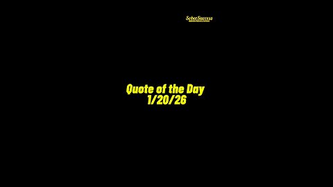 Daily Quote 📝 | 1/20/26 #MotivationalQuote #Sobriety #MorningQuote #SoberCoach #Quotes