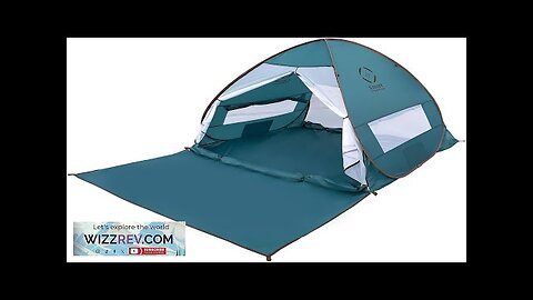 S'more Pop Up Camping Tent with Instant Setup 2 Person Lightweight Beach Review