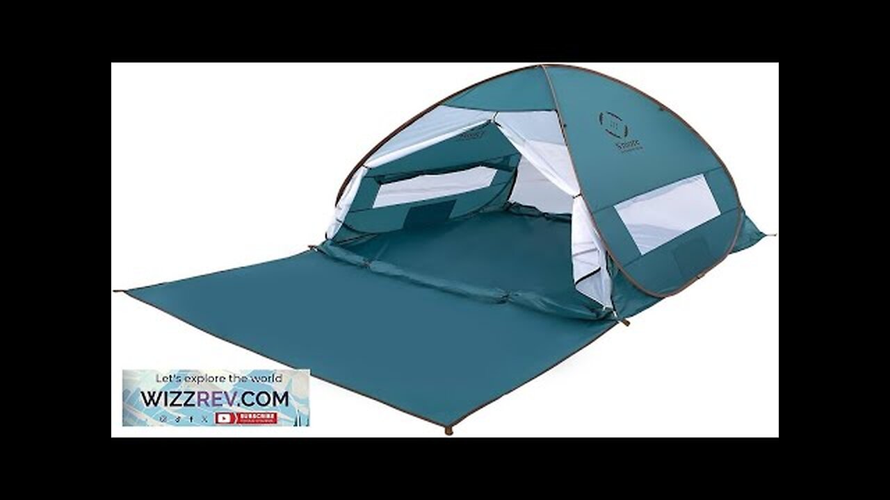 S'more Pop Up Camping Tent with Instant Setup 2 Person Lightweight Beach Review