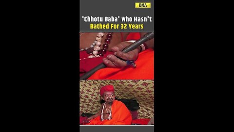 Maha Kumbh 2025_ Chhotu Baba, Who Hasn’t Bathed For 32 Years, Becomes Center Of Attraction