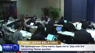 Chinese Foreign Ministry says "If Japan intervenes militarily in the Taiwan Strait situation...
