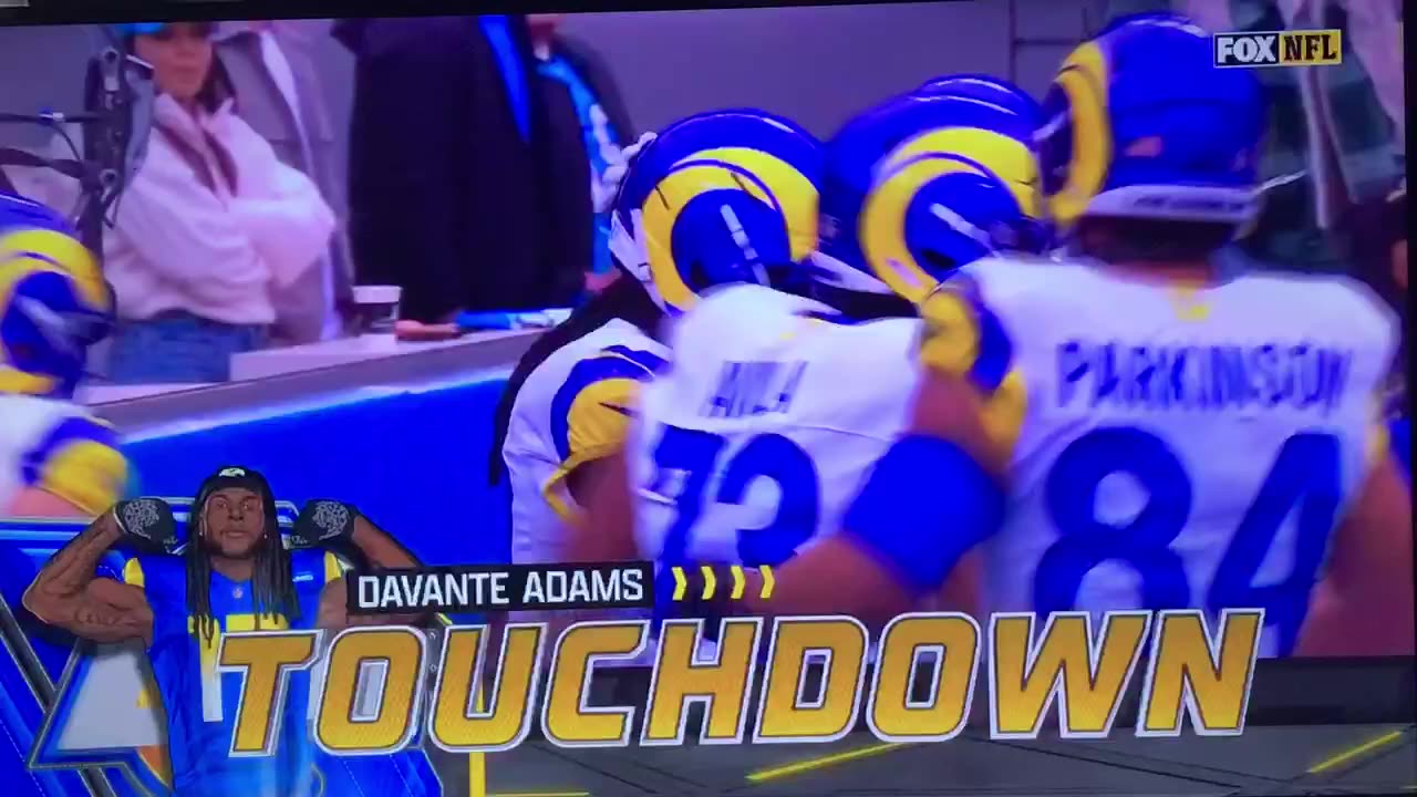 Rams WR #17 Davante Adams TD 🏈 & is a class act