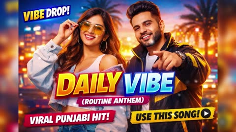 Daily Vibe (Routine Anthem) — Original Punjabi Pop Hit | Catchy Dance Track