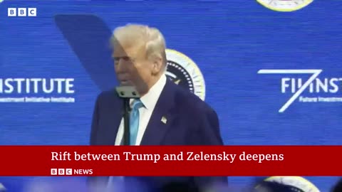 WHAT IS THE RIFT BETWEEN DONALD TRUMP AND VOLODYMR ZELENSKY