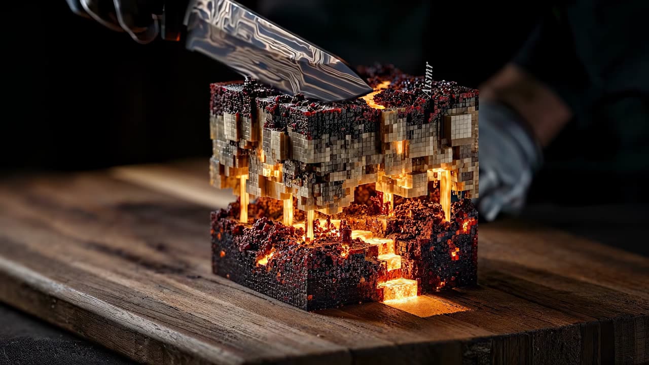 Satisfying Minecraft ASMR Cutting World