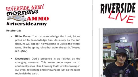 Riverside Morning Ammo Daily Devotional 10.28.25
