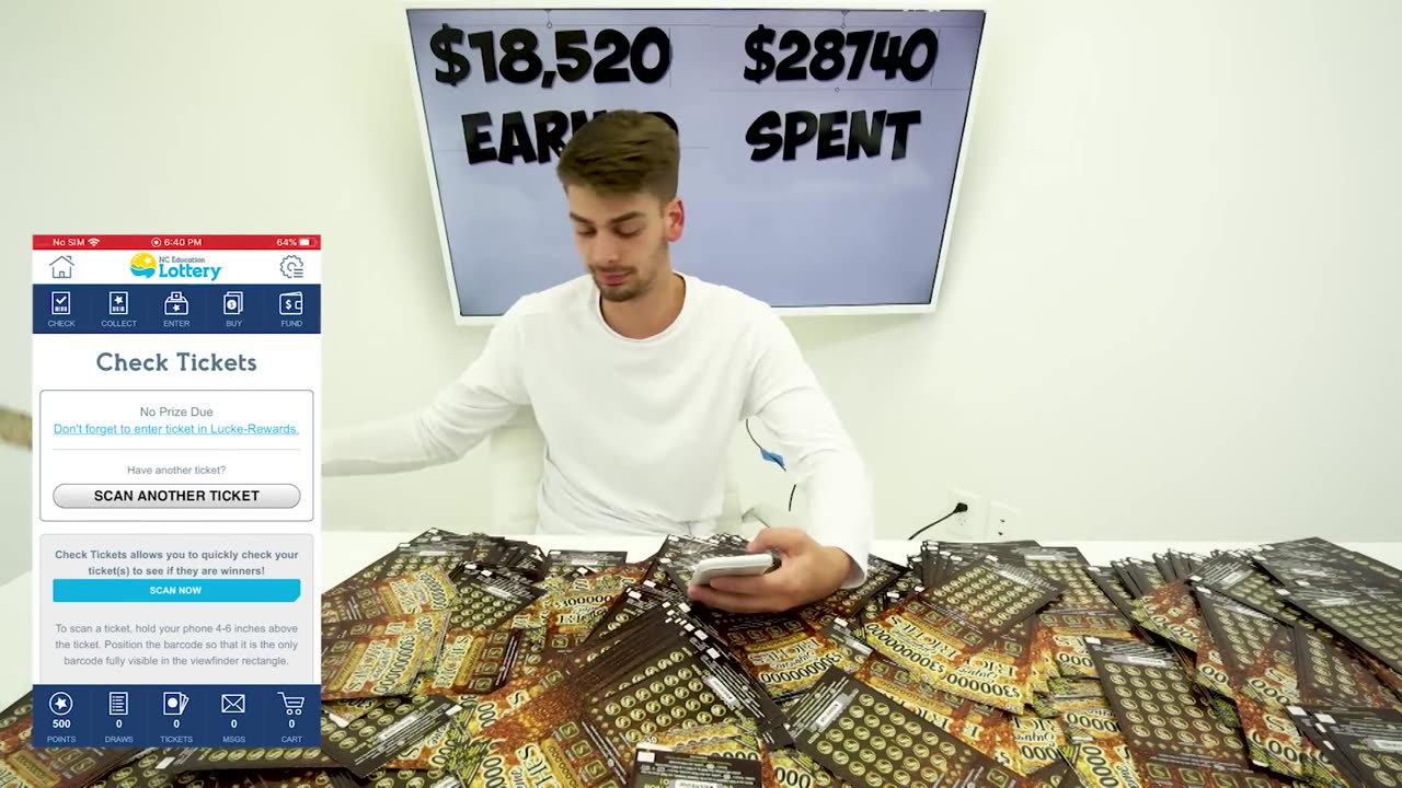 I Spent $100,000 On Lottery Tickets And Won! 1.4M Likes 57,227,316 Views 2019