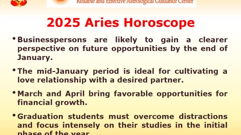 2025 Aries Yearly Horoscope