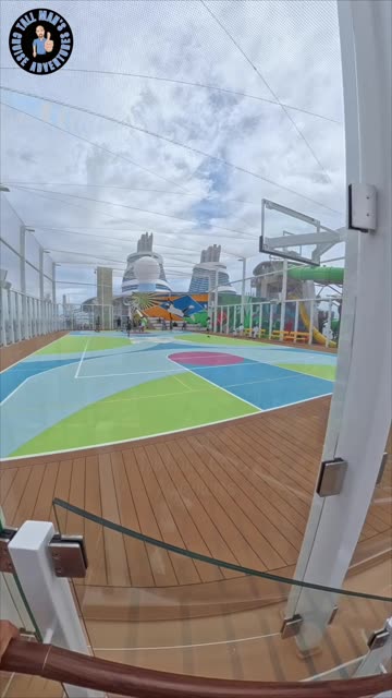 The Ultimate Sports Court at Star of the Seas Deck 17 Access from Deck 16!