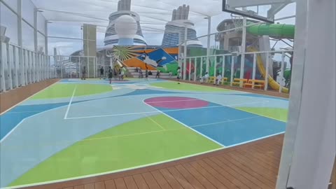 The Ultimate Sports Court at Star of the Seas Deck 17 Access from Deck 16!