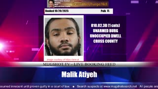 Mugshot TV - Live Arrest Booking Video Stream