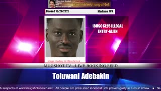 Mugshot TV - Live Arrest Booking Video Stream