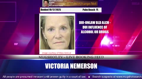 Mugshot TV - Live Arrest Booking Video Stream
