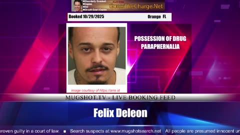 Mugshot TV - Live Arrest Booking Video Stream