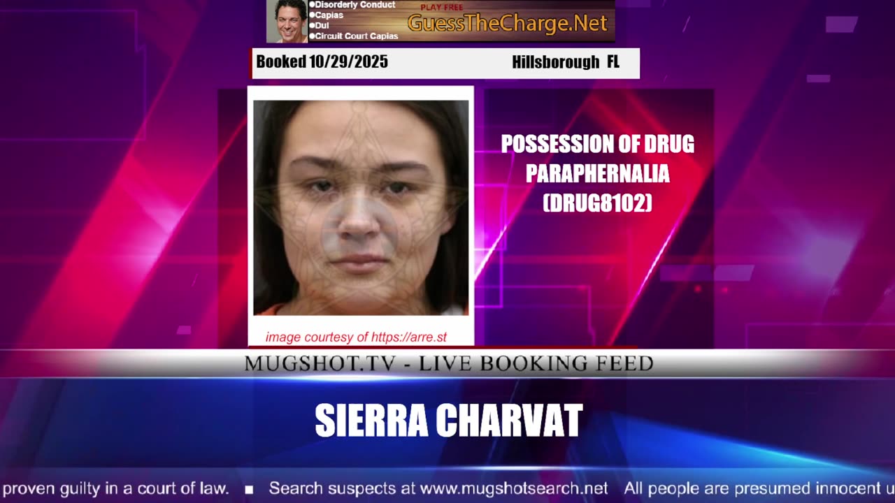 Mugshot TV - Live Arrest Booking Video Stream