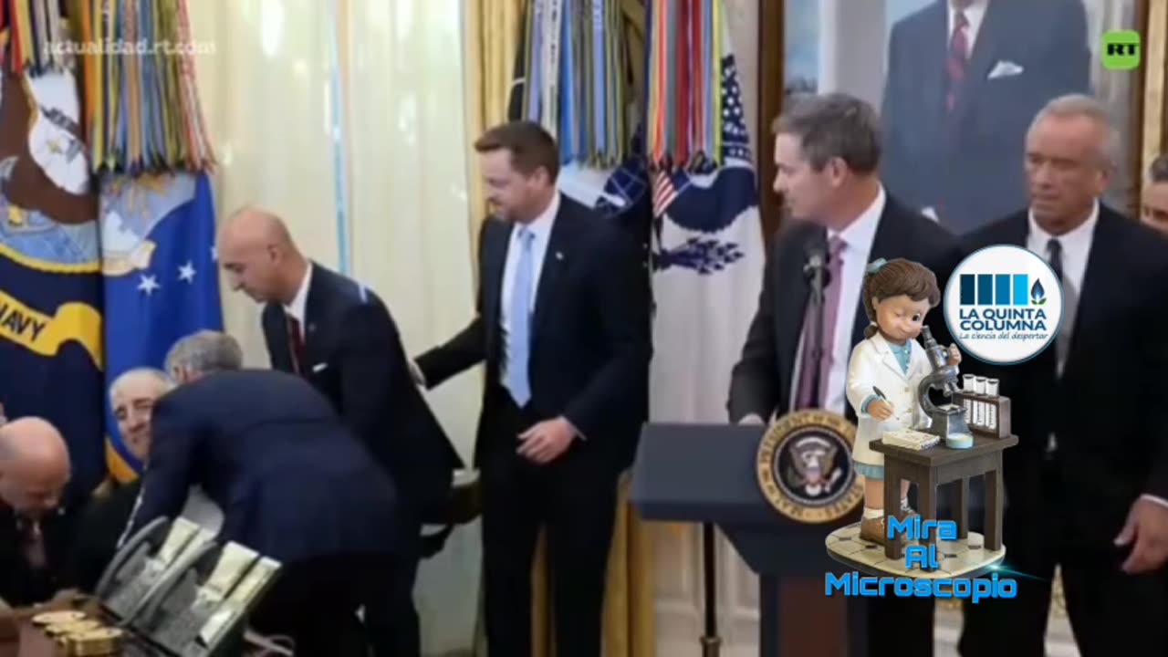 REPENTINITS en la casa BLANCA con Trump 💉📡🔬💀🧲