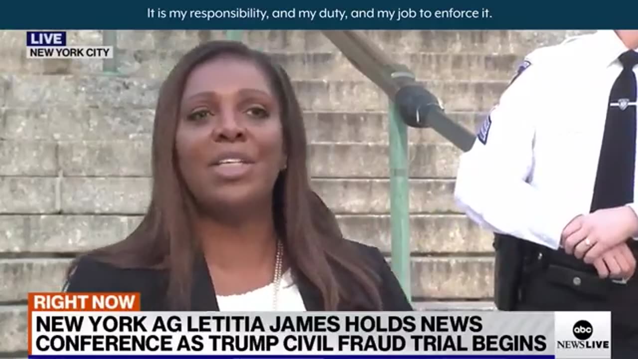 “No one is above the law.” – New York Attorney General Letitia James
