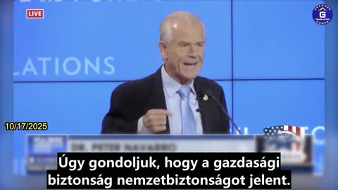 【HU】Peter Navarro: A hatalom nem vetíthető ki termelés nélkül