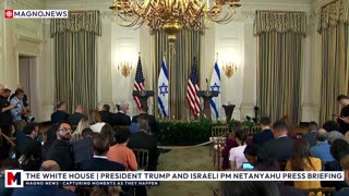 🇺🇸|🇮🇱 President Donald Trump and Israeli PM Benjamin Netanyahu Press Briefing at The White House [LIVE]