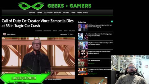 Co-Creator Of Titanfall, COD, Battlefield Dies In Car Crash