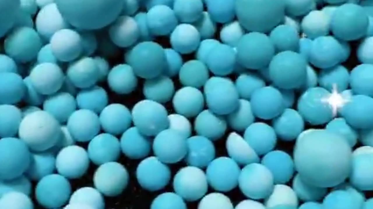 250123-4 Multi sized natural original turquoise round bead material is good, without pits or cracks