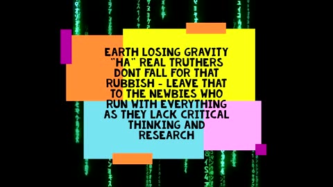 If Earth Was To Lose "GRAVITY" You Would "NOT BE TOLD" The End
