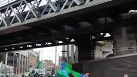 Muslims travelled from England to Ireland this week to proclaim Muhammad and denounce Jesus