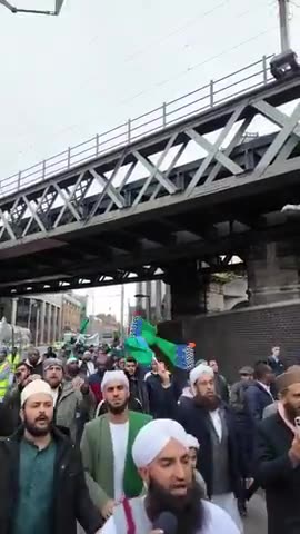 Muslims travelled from England to Ireland this week to proclaim Muhammad and denounce Jesus