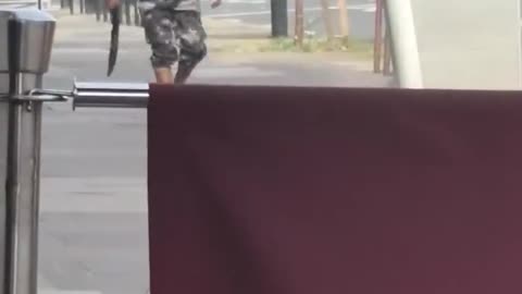 In London you can find the usual suspect with a machete in broad daylight.