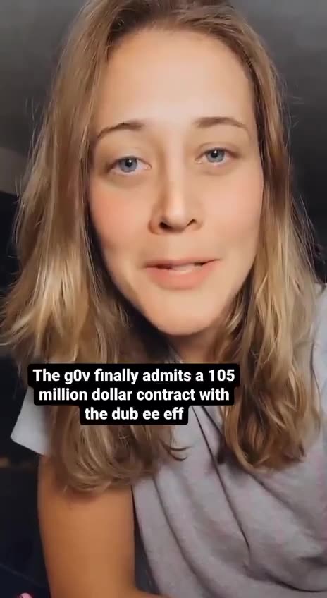 The government has a $105,000,000 contract with the WEF for a Digital Identity Program.