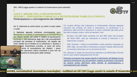 Roma - Legge quadro in materia di ricostruzione post-calamità (28.01.25)