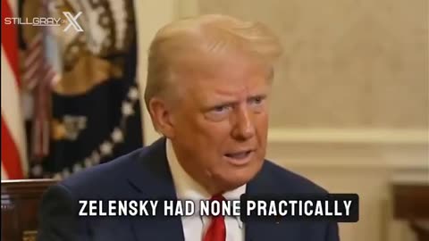 Trump drops truth bombs on Zelensky, calling him out for letting the war with Russia...