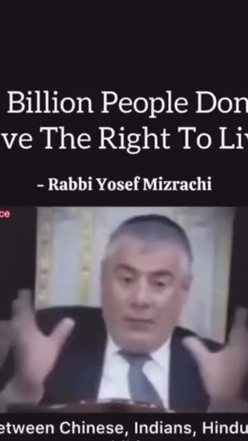 Jews say there are 6 billion idol worshippers on this planet who deserve death, except Muslim